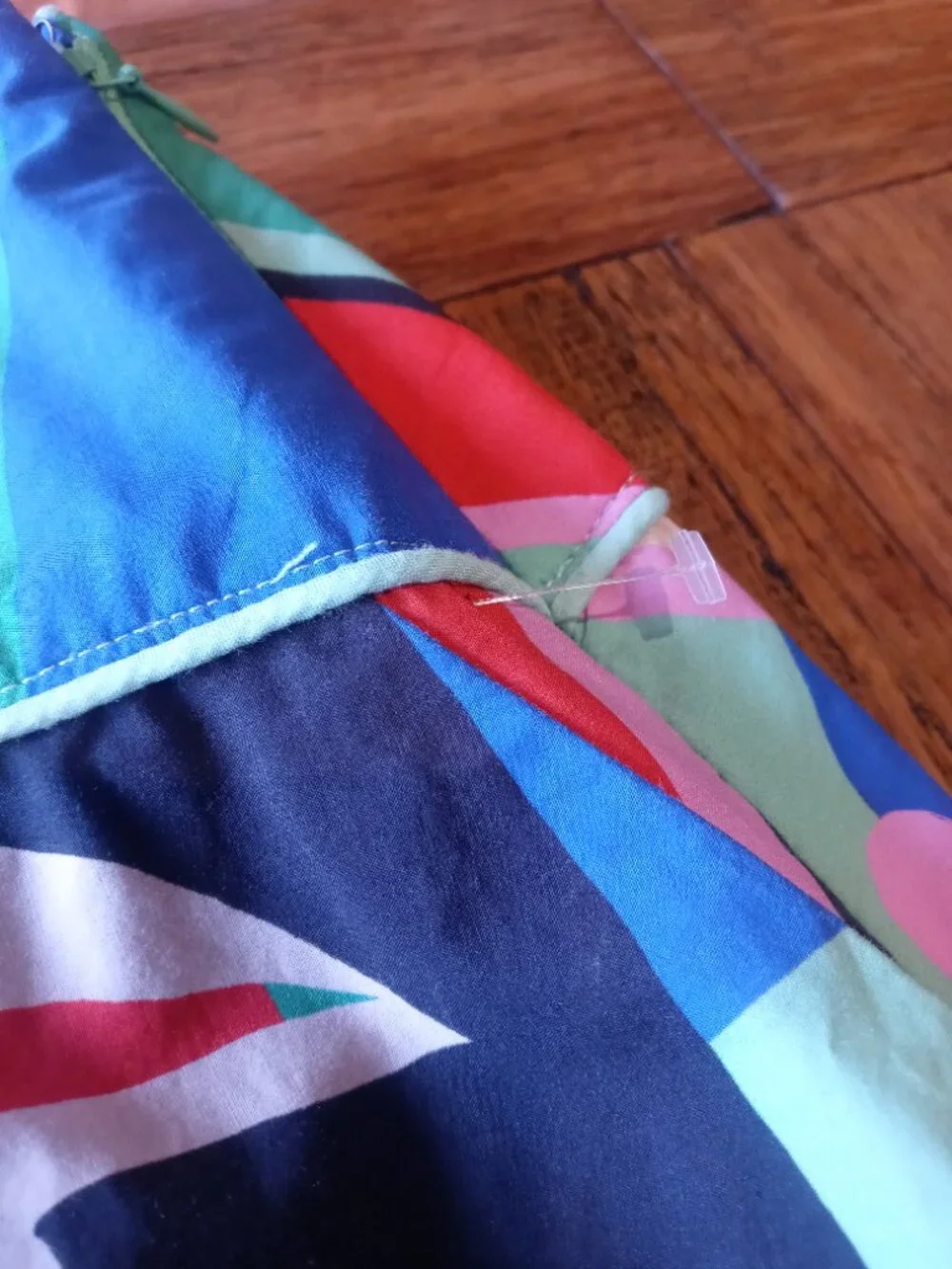 (altered) FARM RIO colorful monstera skirt (XS) - Picture 4 of 16